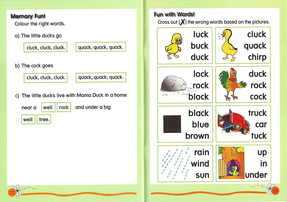 Learning Is Fun. Phonics In Reading 2 Book 9-a Duck's Luck