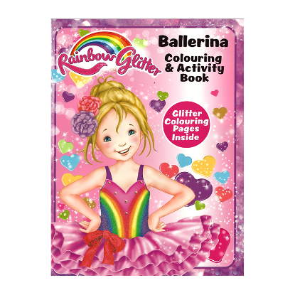 Picture of RAINBOW GLITTER COLORING & ACTIVITY BOOK-BALLERINA