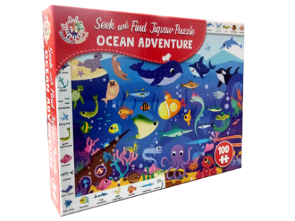 Picture of CREATIVE CHILDREN SEEK AND FIND JIGSAW PUZZLE ADVENTURE-OCEAN