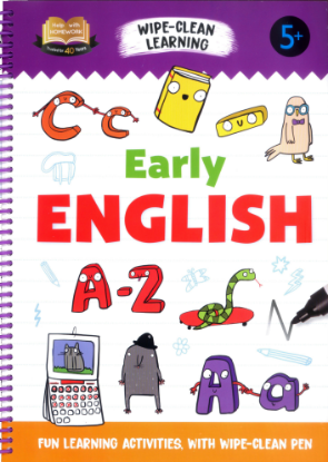 Picture of HELP WITH HOMEWORK WIPE-CLEAN LEARNING 5+-EARLY ENGLISH